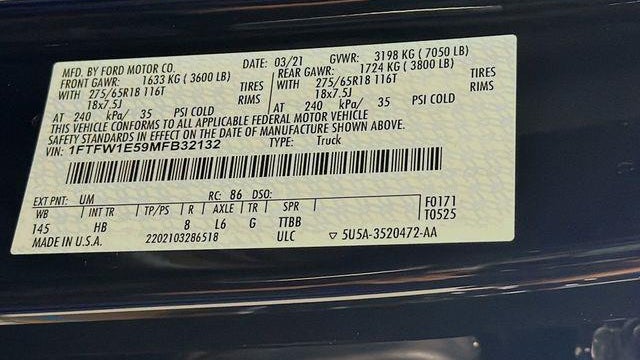 2021 Ford F-150 Platinum