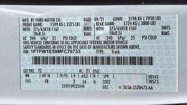 2021 Ford F-150 XL