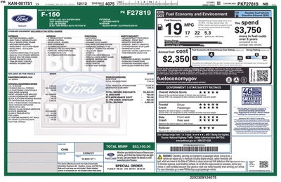 2023 Ford F-150 4X4 XL 4DR Supercrew 6.5 FT. SB