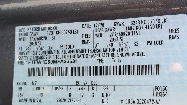 2021 Ford F-150 XL