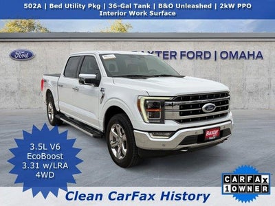 2022 Ford F-150 4X4 Lariat 4DR Supercrew 6.5 FT. SB