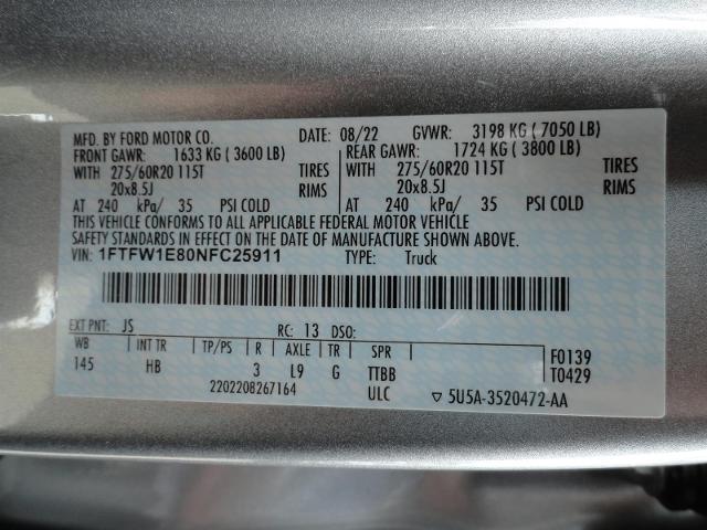 2022 Ford F-150 - $46,999
