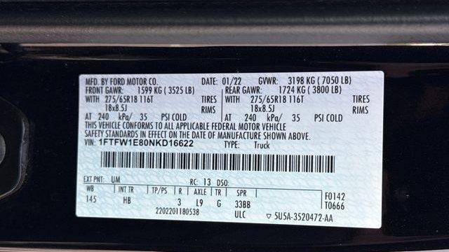 2022 Ford F-150 XL