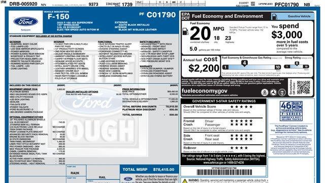 2023 Ford F-150 Platinum