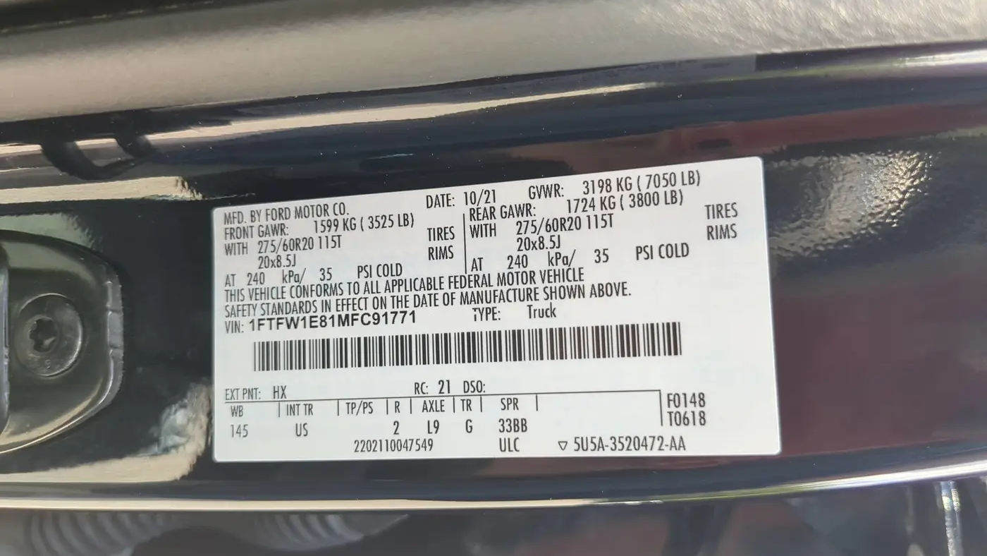 2021 Ford F-150 Platinum