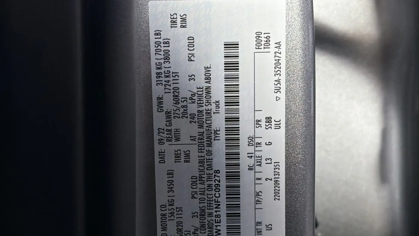 2022 Ford F-150 Limited