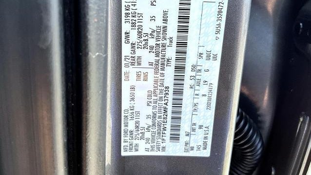 2021 Ford F-150 Lariat