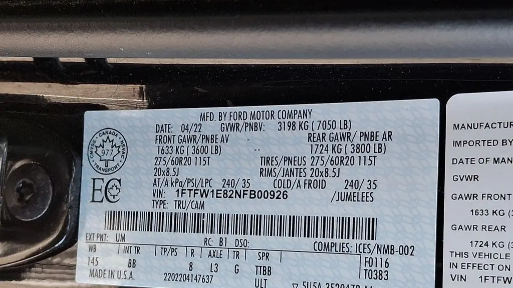 2022 Ford F-150 Platinum