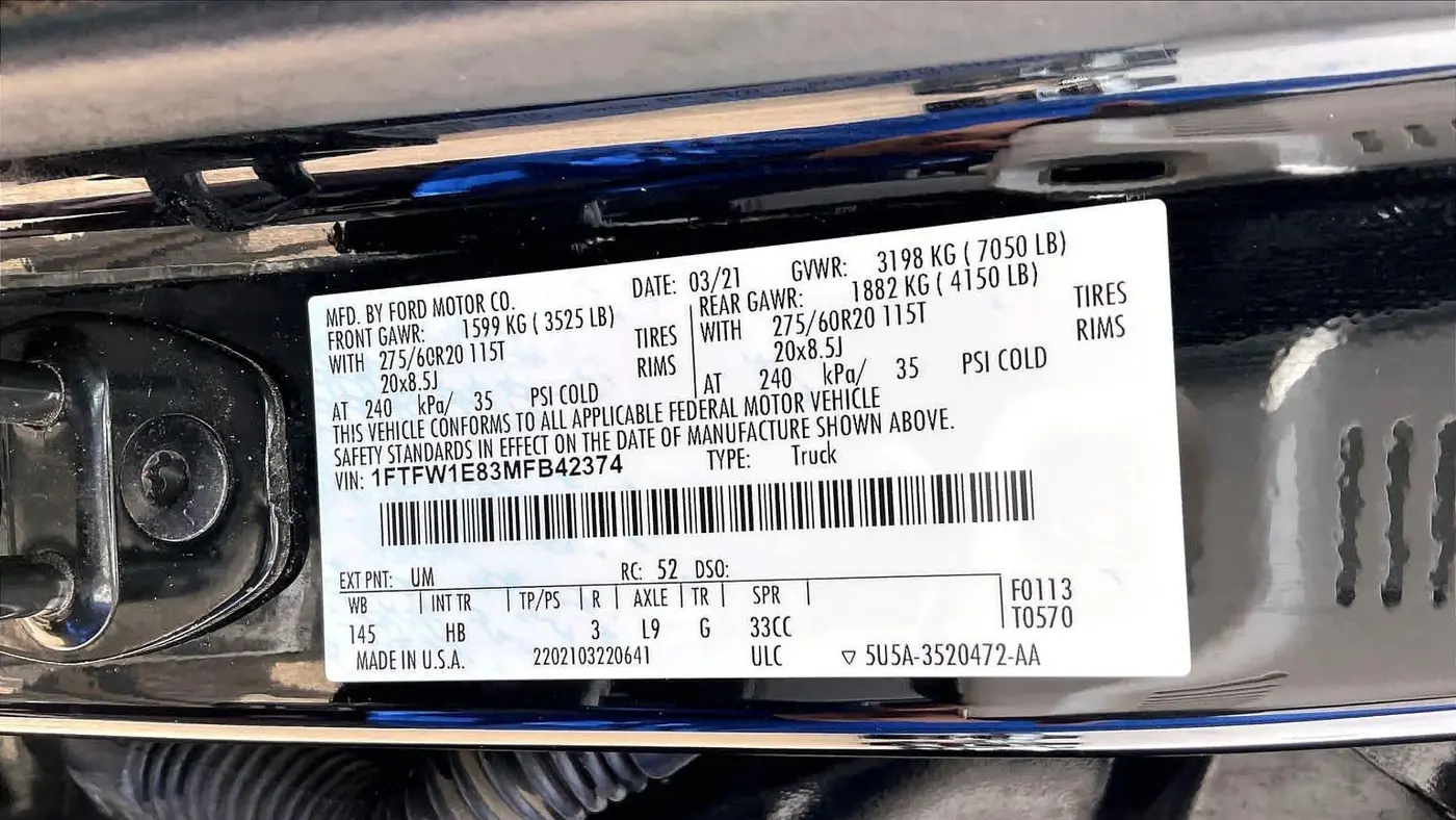 2021 Ford F-150 Limited