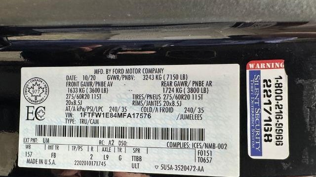 2021 Ford F-150 Limited