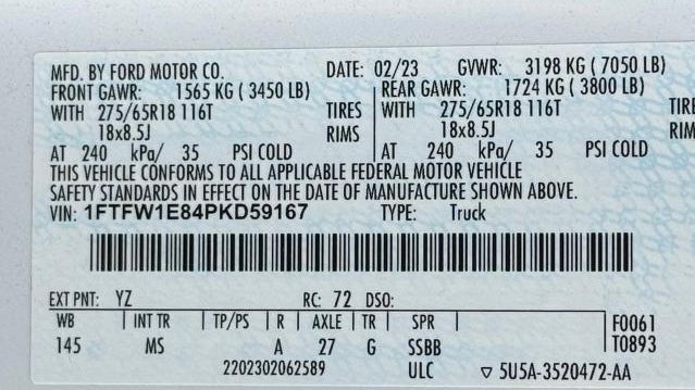 2023 Ford F-150 Platinum
