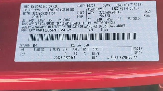 2023 Ford F-150 Platinum