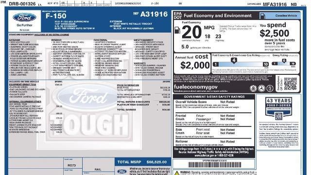 2021 Ford F-150 XL