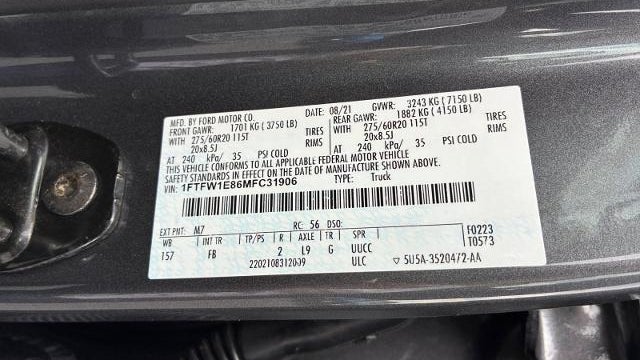 2021 Ford F-150 XL