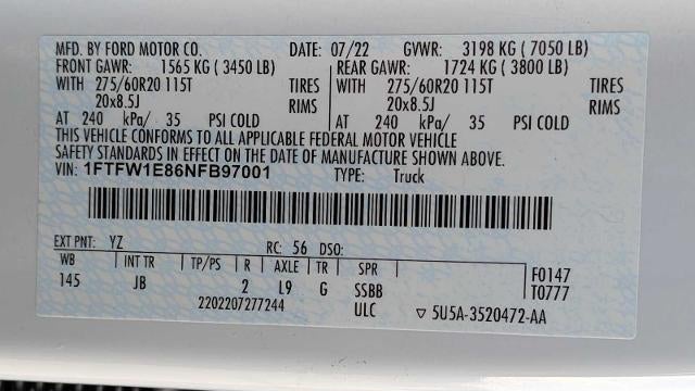 2022 Ford F-150 XLT
