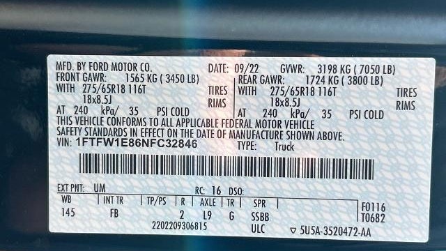 2022 Ford F-150 XLT
