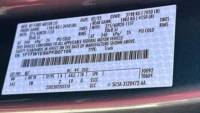 2023 Ford F-150 Platinum