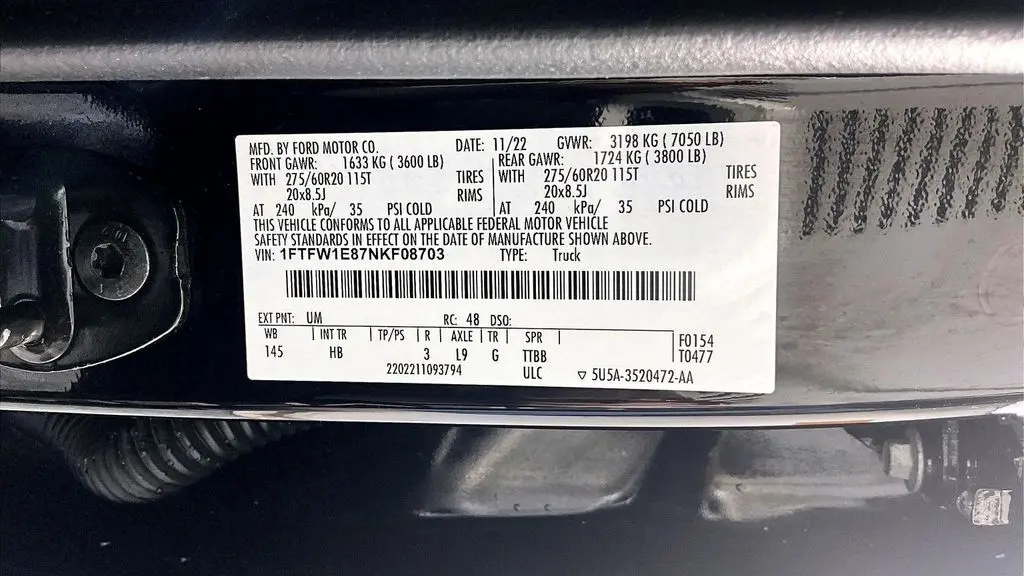 2022 Ford F-150 Lariat