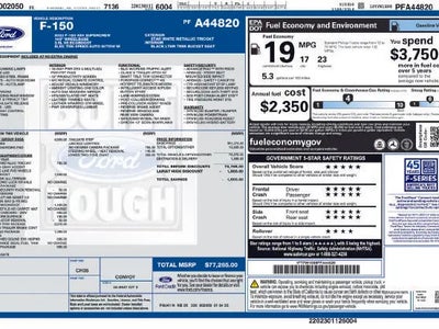 2023 Ford F-150 4X4 Lariat 4DR Supercrew 6.5 FT. SB