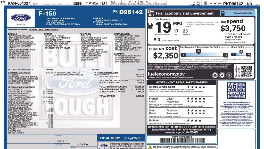 2023 Ford F-150 Platinum