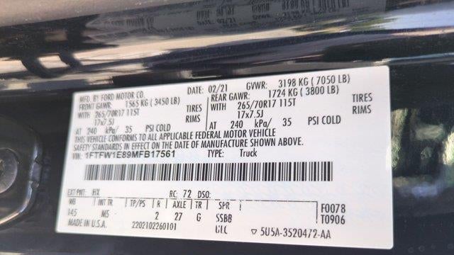 2021 Ford F-150 Limited