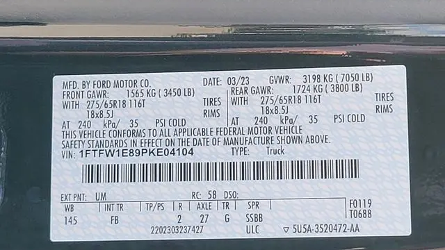 2023 Ford F-150 Platinum