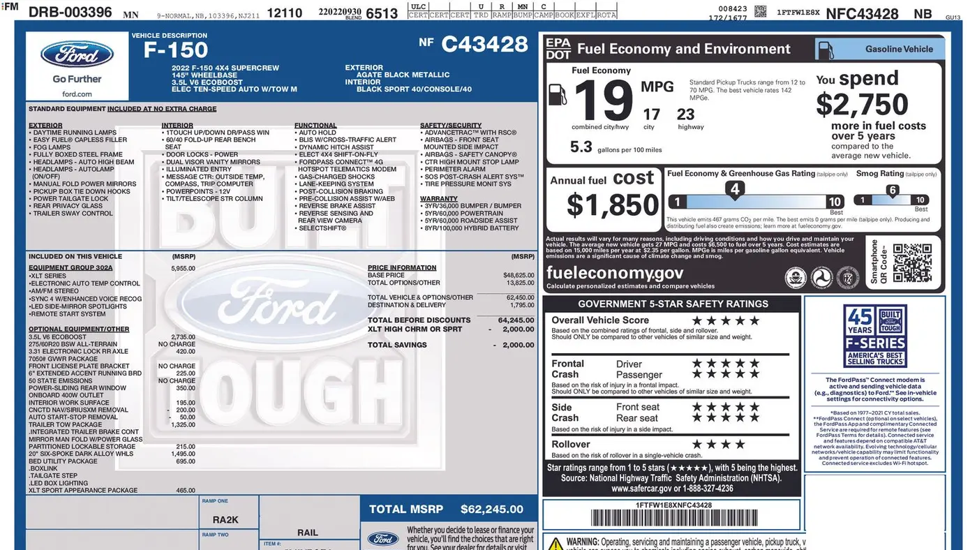 2022 Ford F-150 Limited