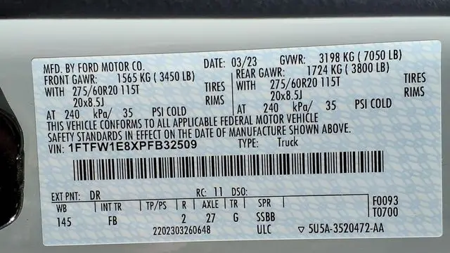 2023 Ford F-150 Lariat