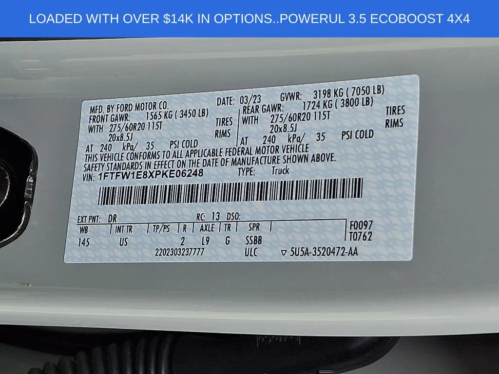 2023 Ford F-150 - $44,243