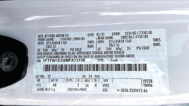 2021 Ford F-150 XL