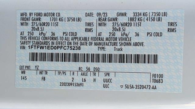 2023 Ford F-150 Platinum