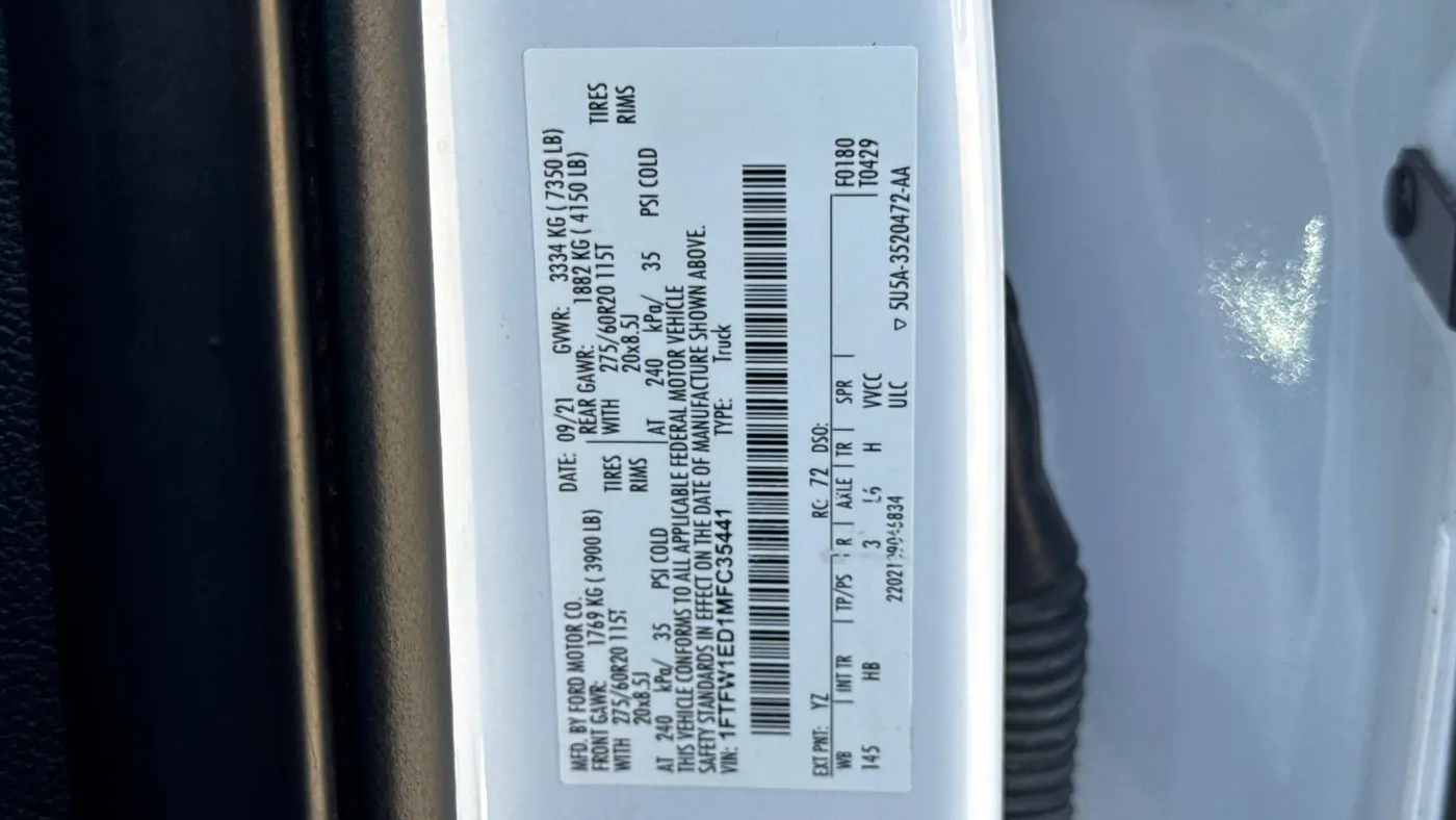 2021 Ford F-150 XL