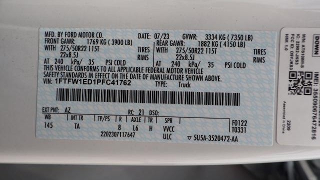 2023 Ford F-150 Platinum