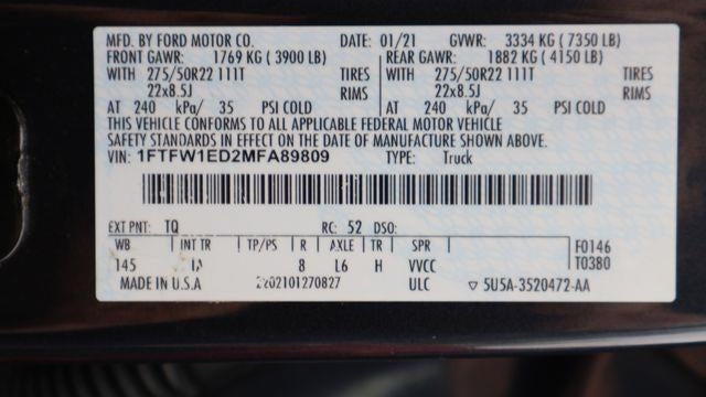 2021 Ford F-150 XL