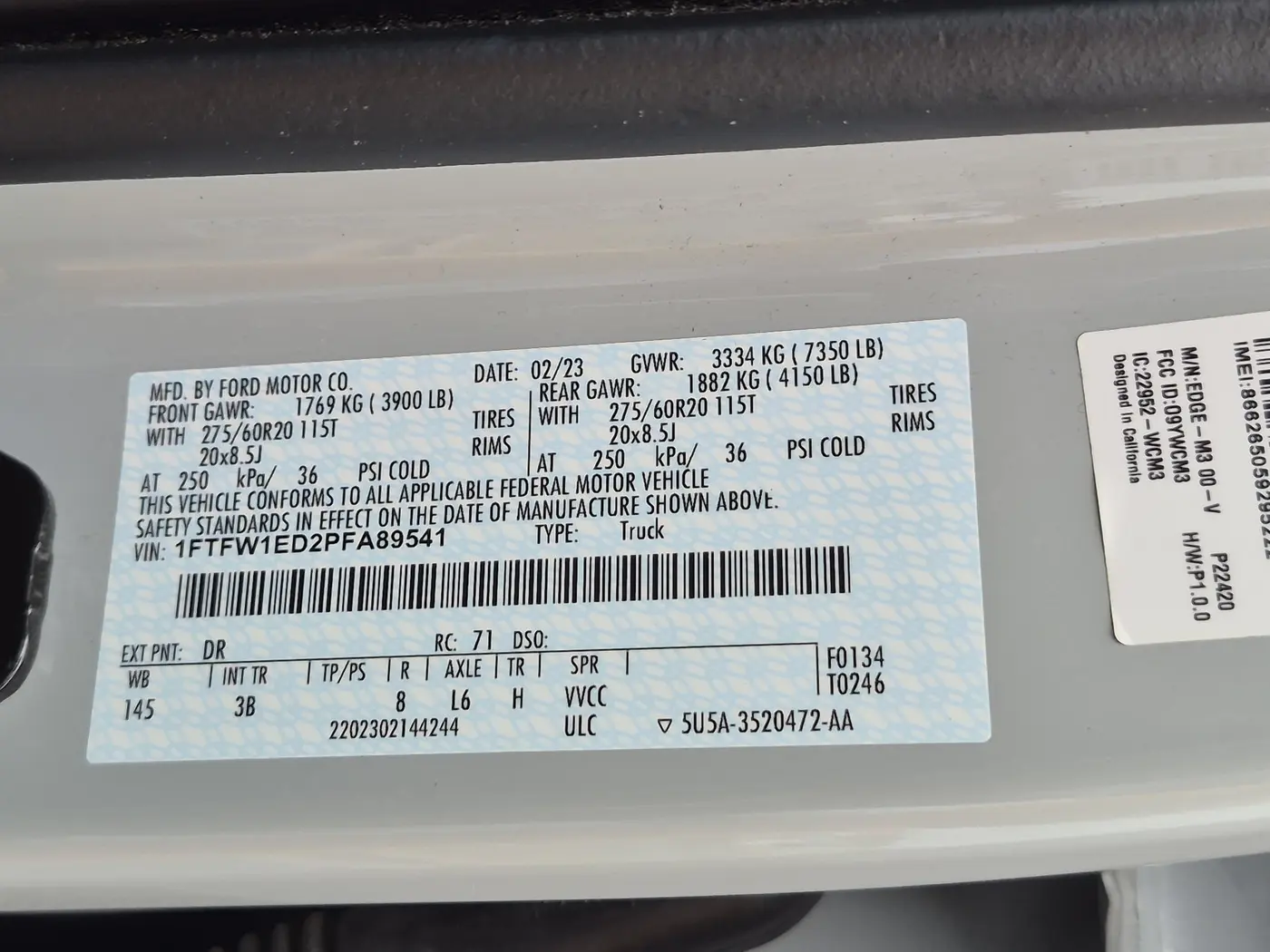 2023 Ford F-150 - $47,000