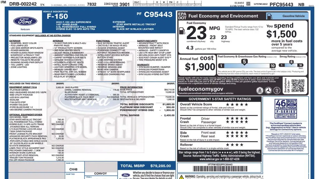 2023 Ford F-150 Lariat