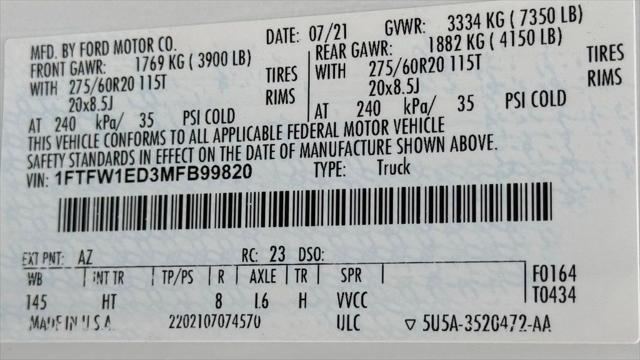 2021 Ford F-150 Lariat