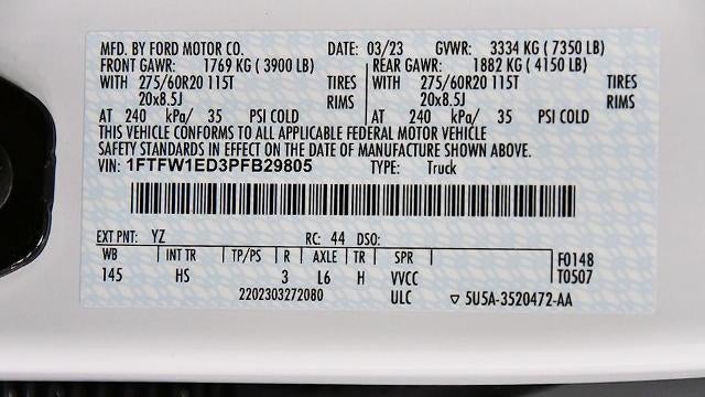 2023 Ford F-150 Platinum