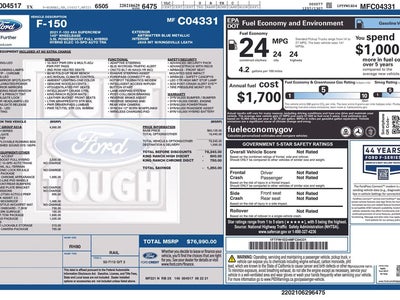 2021 Ford F-150 4X4 King Ranch 4DR Supercrew 5.5 FT. SB