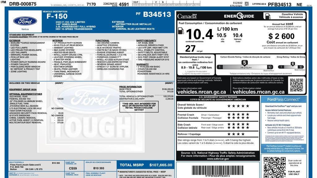 2023 Ford F-150 Limited