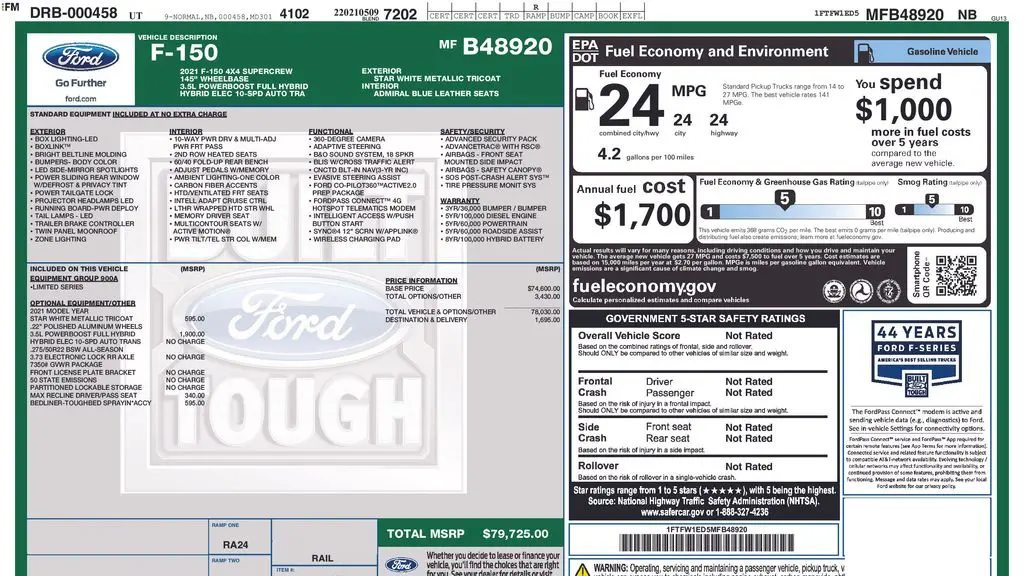 2021 Ford F-150 King Ranch