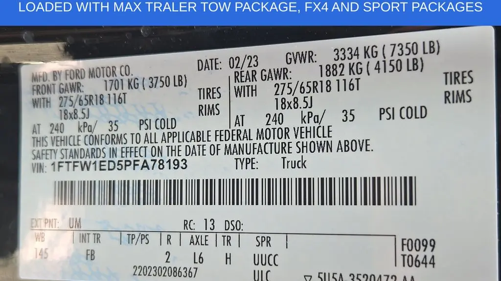 2023 Ford F-150 Limited