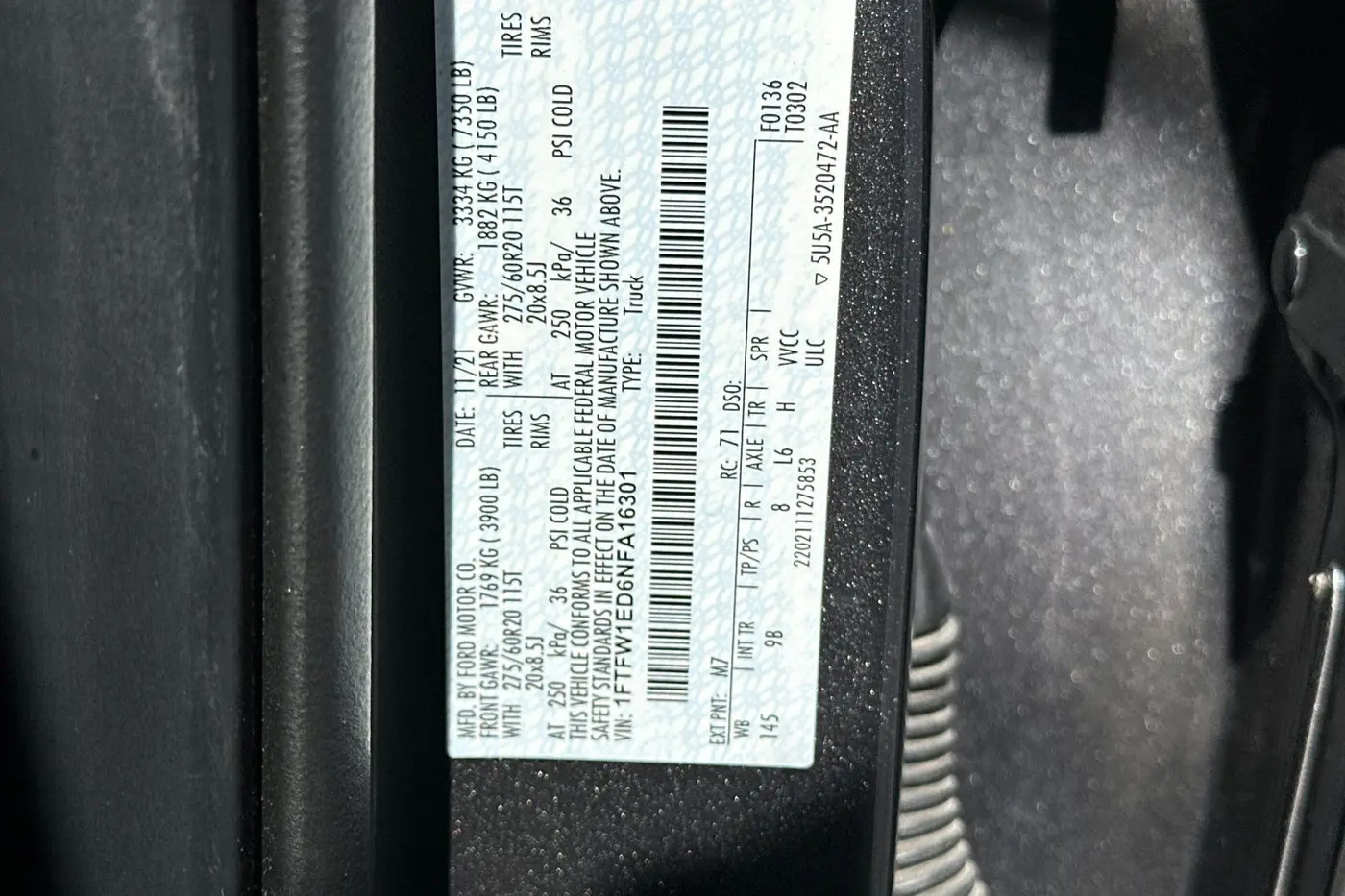 2022 Ford F-150 - $44,375