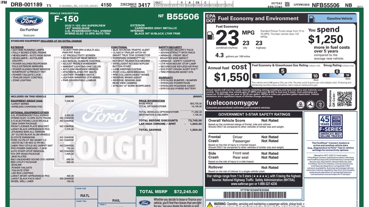 2022 Ford F-150 XL