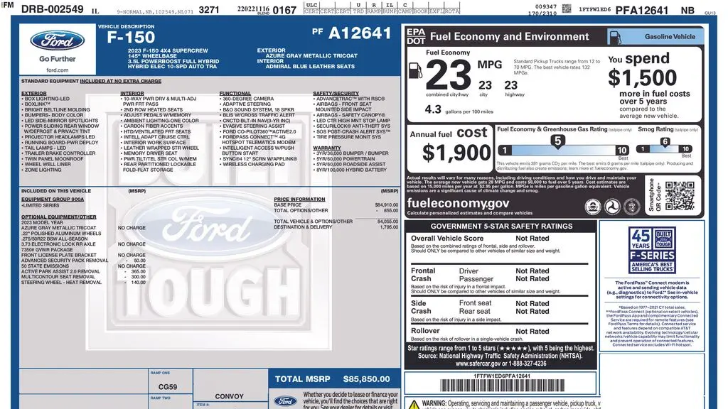 2023 Ford F-150 Lariat