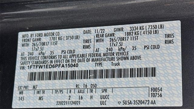 2023 Ford F-150 Platinum