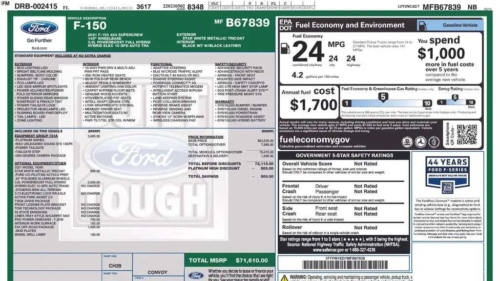 2021 Ford F-150 XL