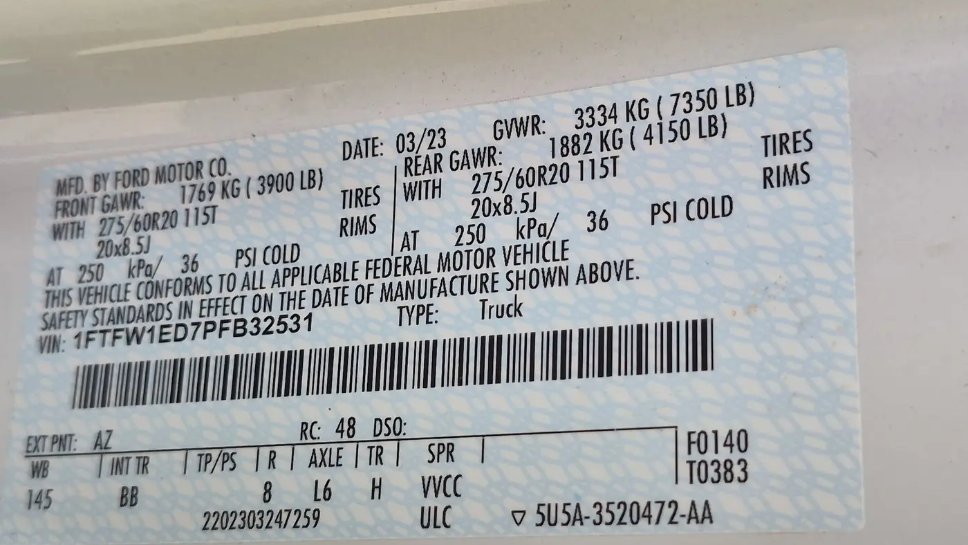 2023 Ford F-150 Platinum