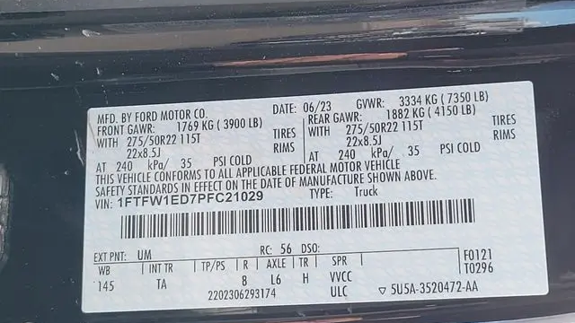 2023 Ford F-150 Platinum