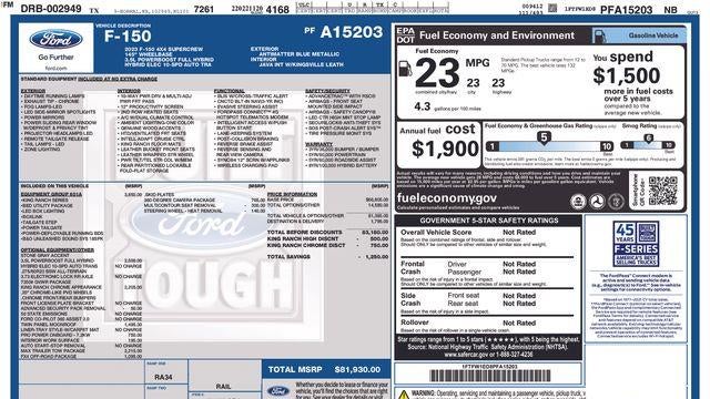 2023 Ford F-150 Platinum